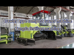 Crawler type compost turner machine