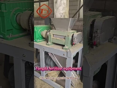 Oil residue roller granulator machine