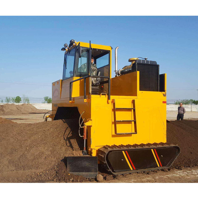 500-700 M3/H Windrow Turner Fermentation Compost Equipment Crawler Type