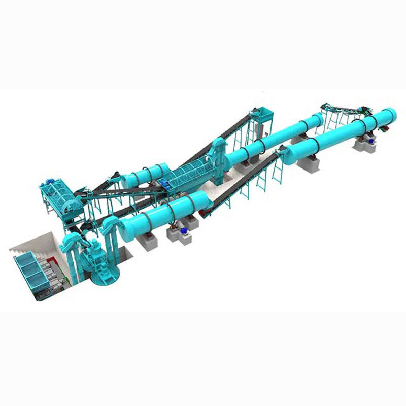 Npk Compound Fertilizer Production Line High Productivity Granulator Machine 18.5KW