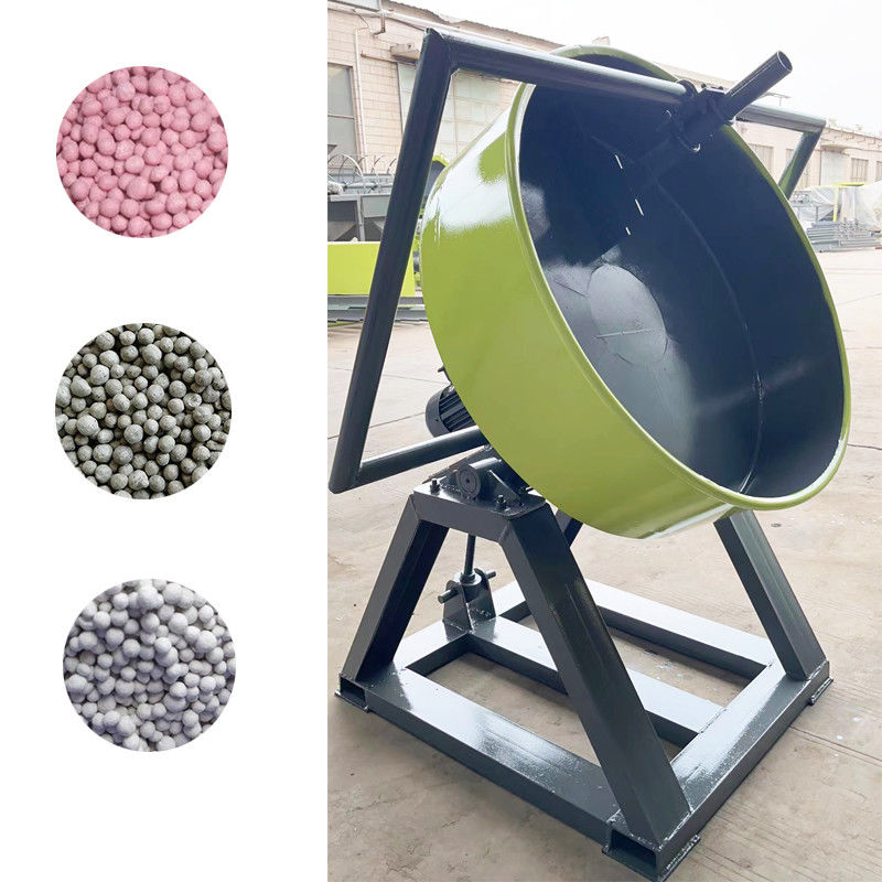 Efficient Organic Fertilizer Granulator Machine 6mm Pan Animal Manure Disc Granulator