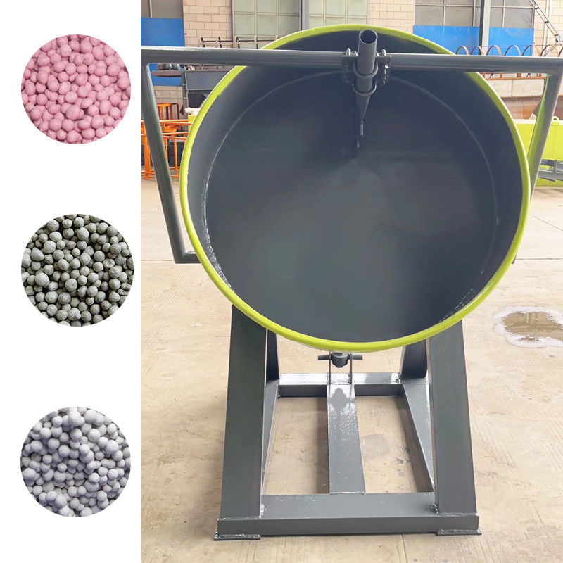 Round Ball Organic Pellets Fertilizer Production Line With Disc Granulator