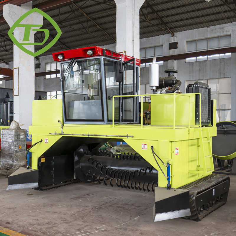 Organic Waste Crawler Type Compost Turner Full Hydraulic Chicken Manure Compost