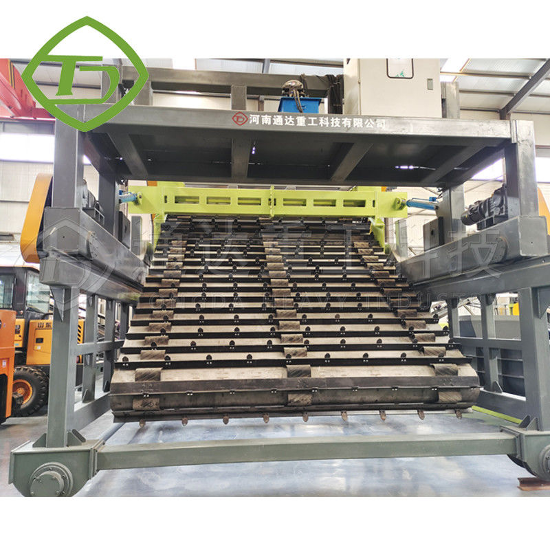 Chain Plate Type Compost Turner Rapid Composting Machine Organic Animal Waste