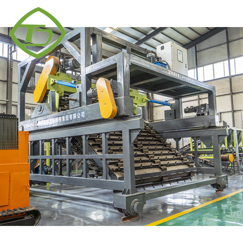 Chain Plate Type Compost Turner Rapid Composting Machine Organic Animal Waste