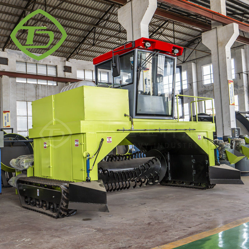 Automatic Crawler Type Compost Turner Machine For Organic Manure
