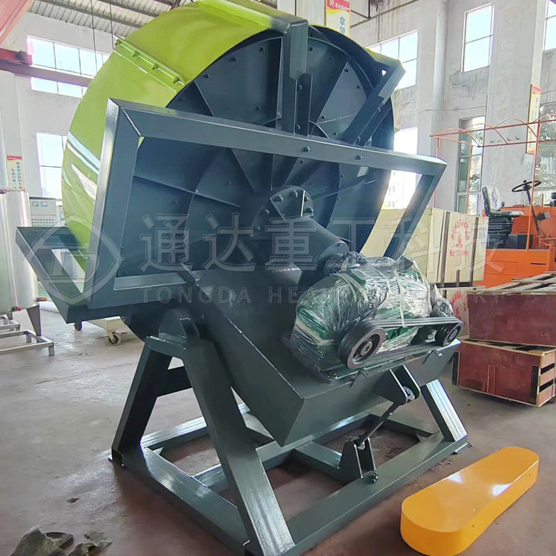 0.8-1.2t/h Wet Type Granulation Fertilizer Disc Granulator Manure Disc Granulator