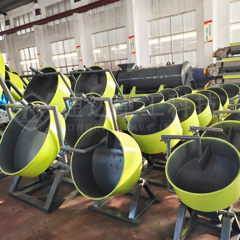 High Productivity Wet Type Chicken Manure Organic Fertilizer Disc Granulator Machine