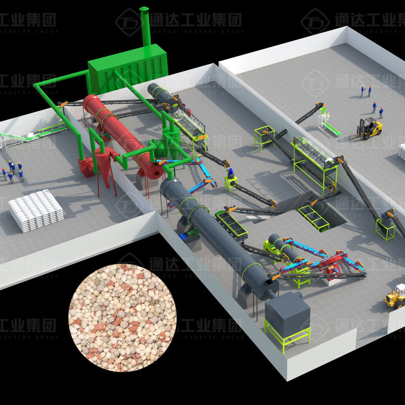 Sulfate Roller Granulator Equipment Calcium Nitrate Compound Fertilizer Making Production Line