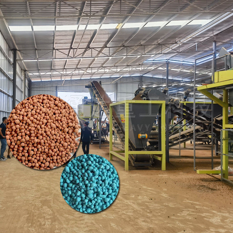Customized Composting Machine For Chicken Manure Waste To Organic Fertilizer Production Line
