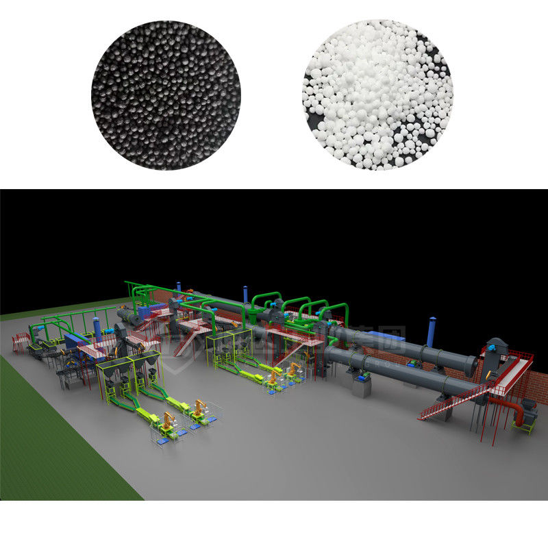 Organic Fertilizer Disc Granulator Machine Organic Fertilizer Production Line Machine