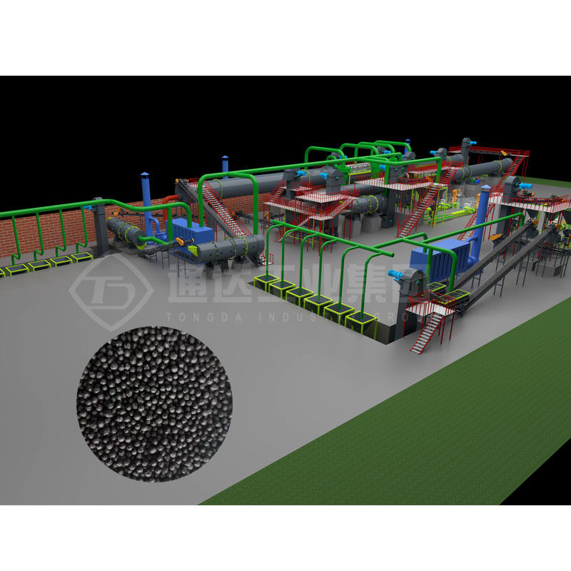 Organic Fertilizer Pellet Production Line For Animal Chicken Manure Pellet Machine