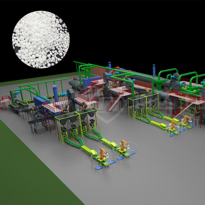 Organic Fertilizer Disc Granulator Machine Organic Fertilizer Production Line Machine