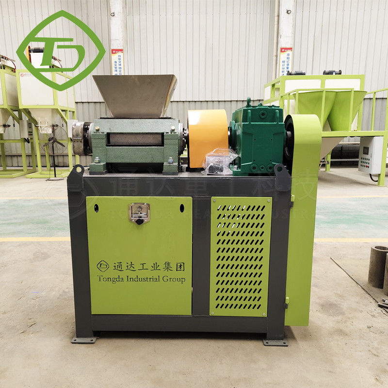 Double Roller Press Granulator Compact Roller Press Urea Manure NPK 5mm Compound Fertilizer Granulator Machine