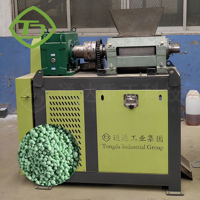 Double Roller Press Granulator Compact Roller Press Manure NPK 5mm Compound Fertilizer Granulator Machine