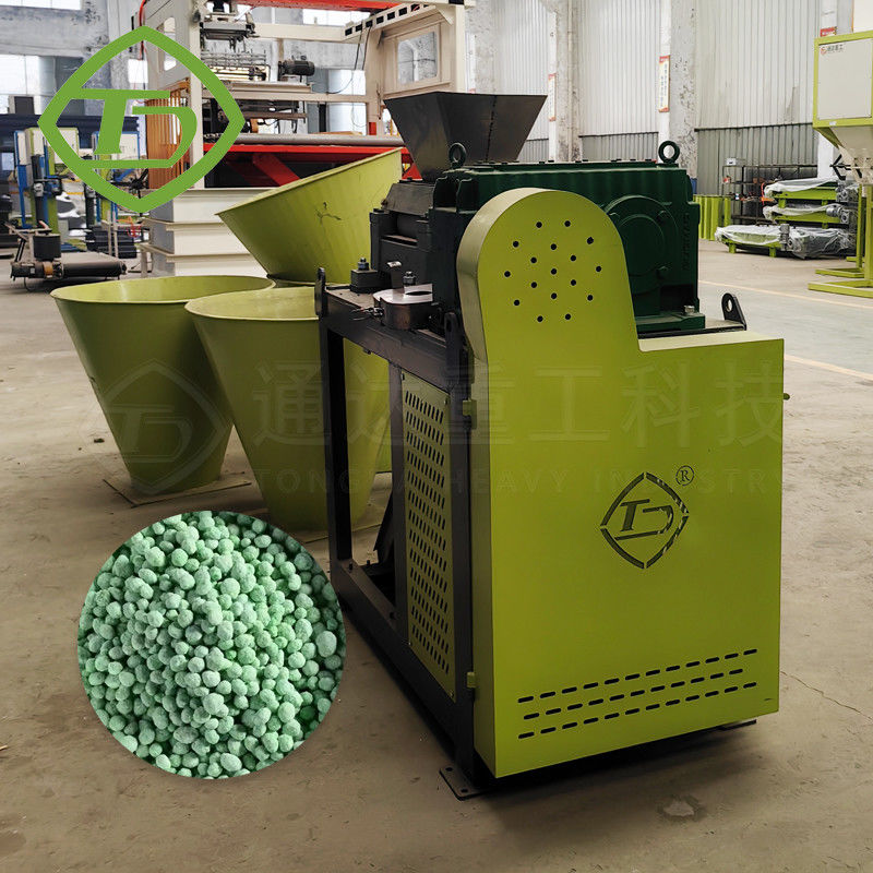 Double Roller Press Granulator Compact Roller Press Manure NPK 5mm Compound Fertilizer Granulator Machine